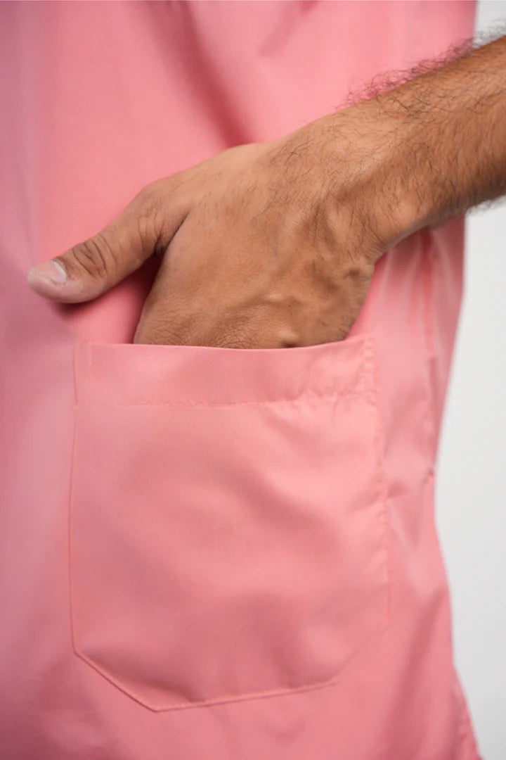 Male Scrub Suit - Pink