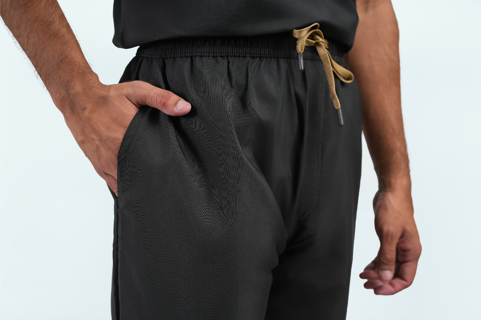 Black Male Scrub Suit with 5 Pockets