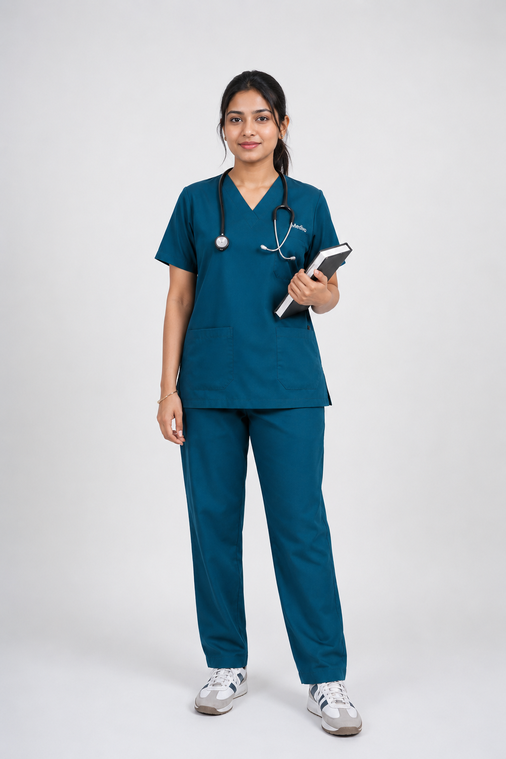 Female Scrub Suit - Forest green