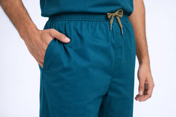 Male Scrub Suit - Forest green